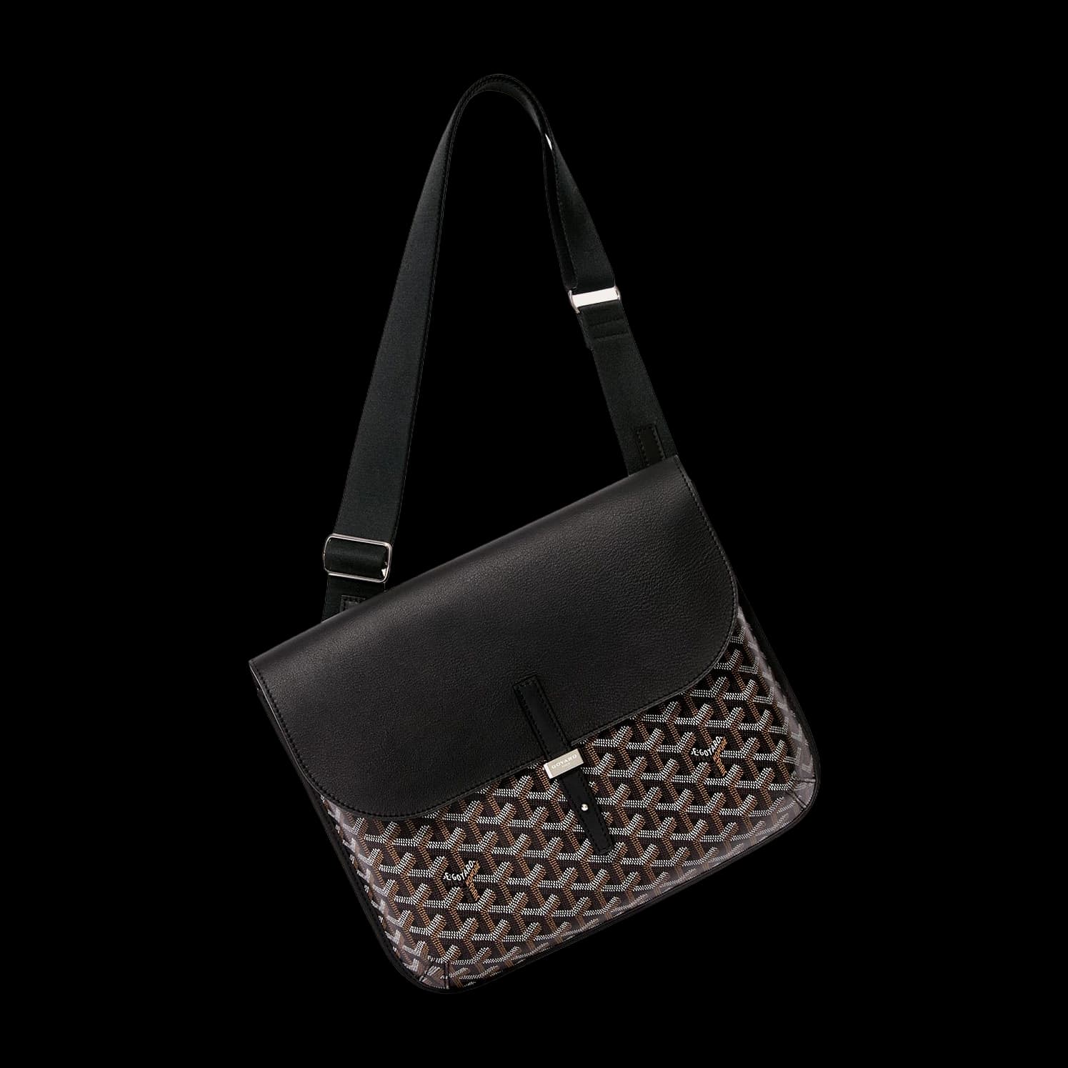 Coursier Messenger bag, Black, image 2 of 5
