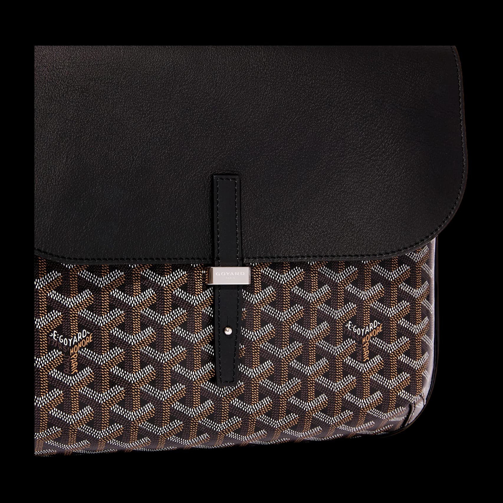Coursier Messenger bag, Black, image 4 of 5